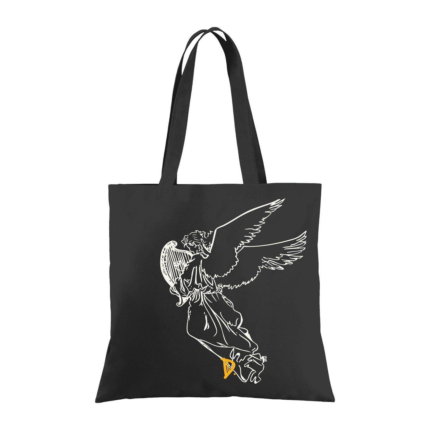 Angels Black Tote Bag
